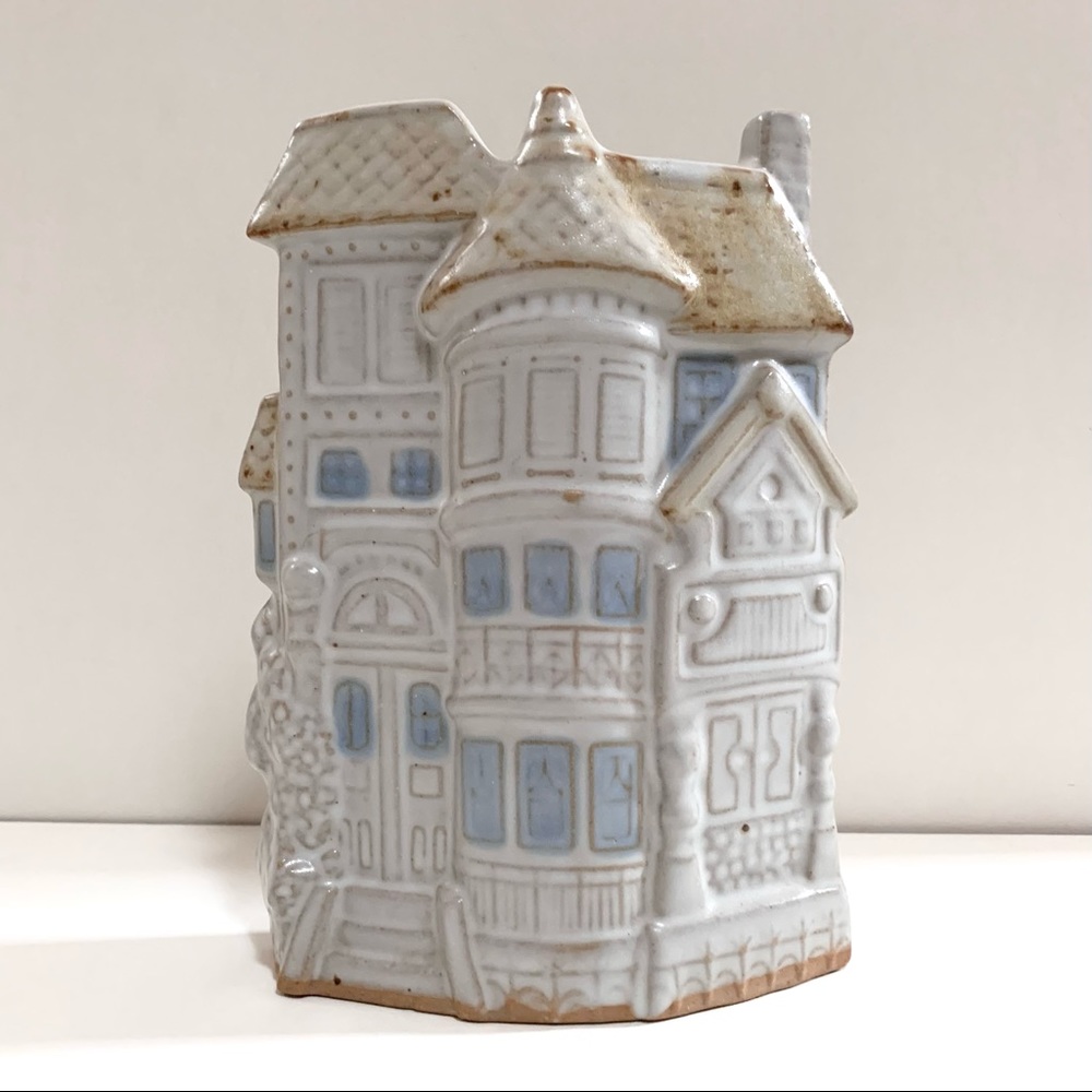 House street stoneware glazed vase